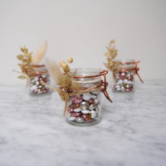 Weckpotje - roségoud - 12 stuks