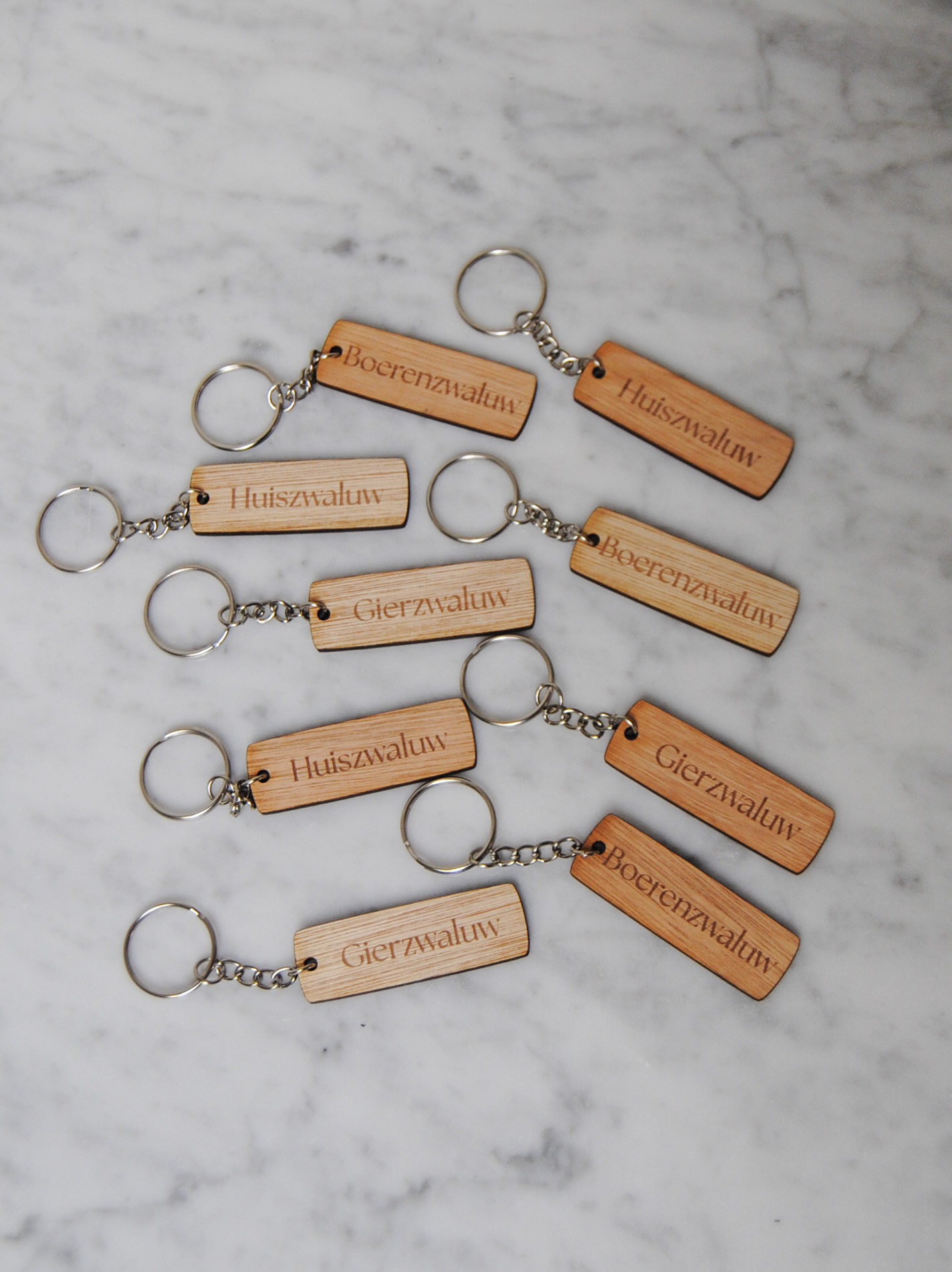 Sleutelhanger - hout