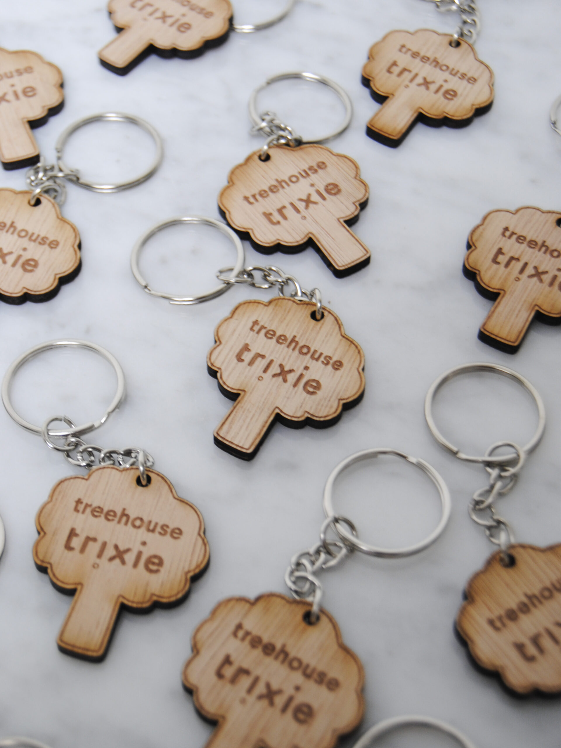 Sleutelhanger - hout