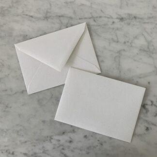 Enveloppe 11,4x16,2 - maïs/ecru - 25 stuks