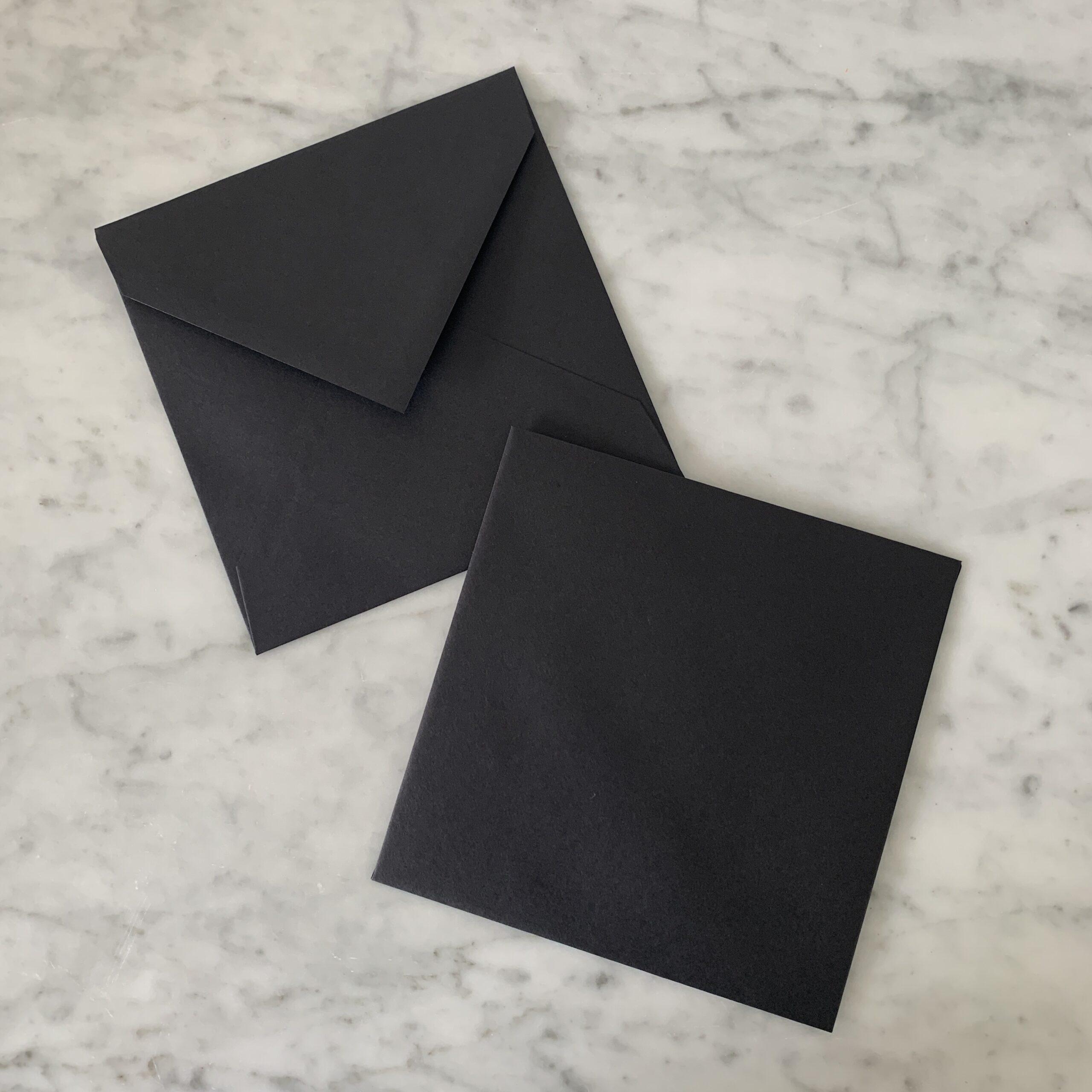 Enveloppe 14x14 - zwart · Mademoiselle Marie