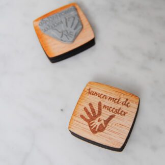 Stempel - Samen met de meester