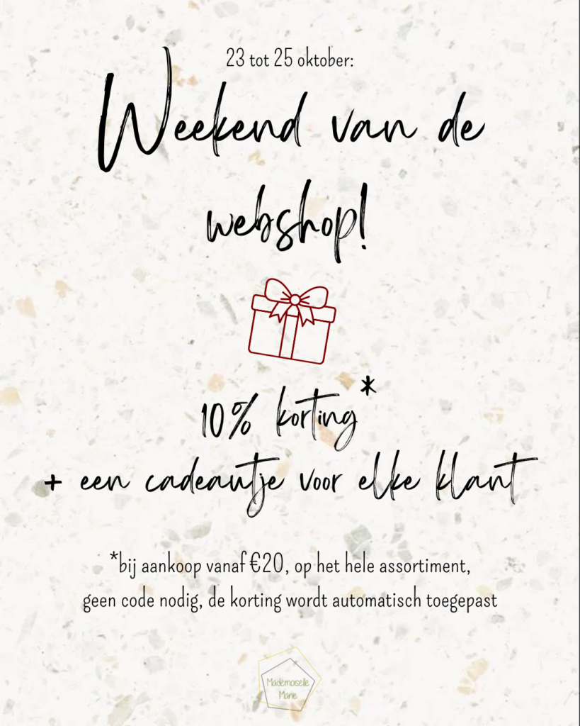 Weekend van de webshop